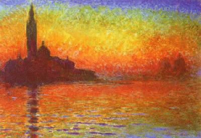Claude Monet Crepuscule oil painting image